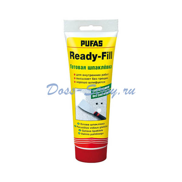 Шпаклёвка для всех минеральных оснований Pufas Ready-Fill (0,4 кг) Шпаклёвка для всех минеральных оснований Pufas Ready-Fill (0,4 кг)