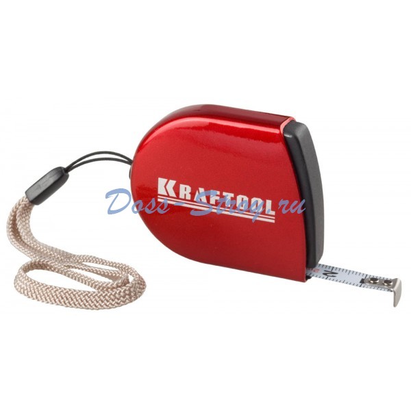 Рулетка компактная KRAFTOOL 2 м / 8 мм с металлическим корпусом Рулетка компактная KRAFTOOL 2 м / 8 мм с металлическим корпусом
