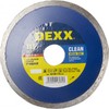 Диск алмазный отрезн.сплошной по керамограниту,мрамору,плитке DEXX CLEAN AQUA CUT