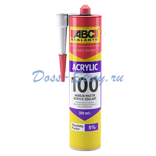 Герметик акриловый ABC Sealants 100 ACRYLIC Герметик акриловый ABC Sealants 100 ACRYLIC