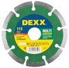 Диск алмазный отрезн. сегмент. по бетону,кирпичу,камню DEXX MULTI UNIVERSAL